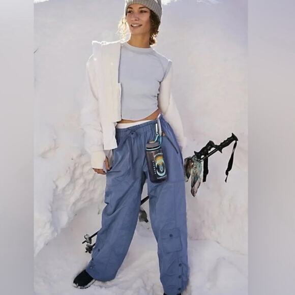 Free People Movement Blue Stadium Pant Size Medium - Picture 1 of 8